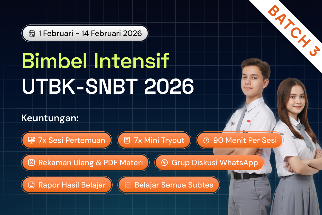 Bimbel Intensif UTBK-SNBT 2026 Batch 3